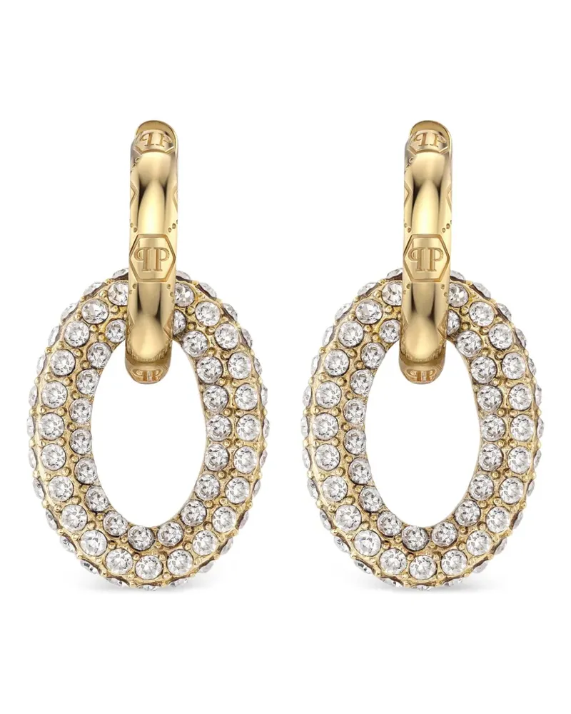Philipp Plein Plein Eternal Ohrringe mit Kristallen - Gold Gold