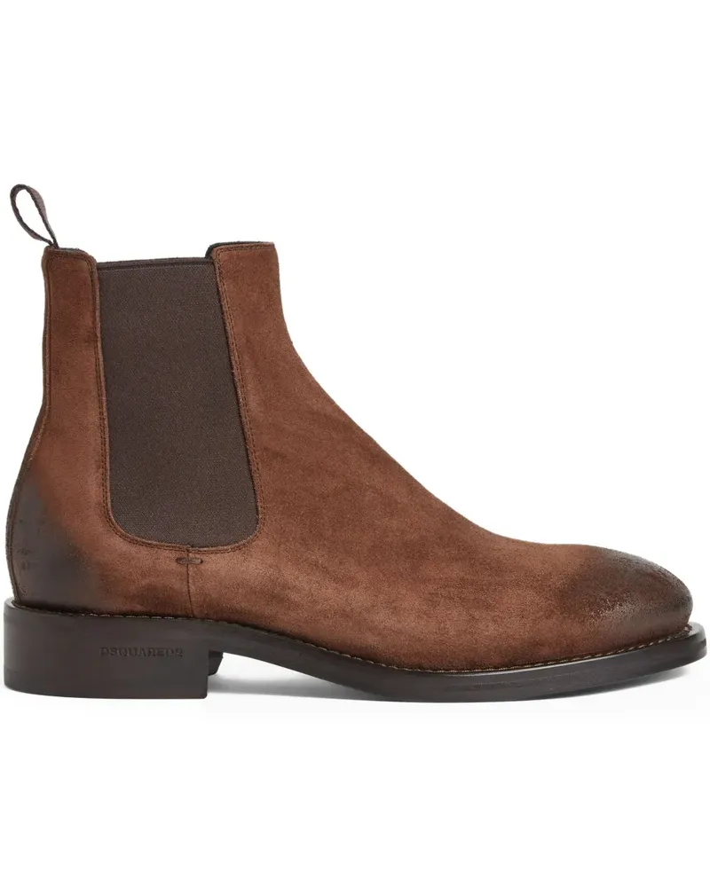 Dsquared2 Chelsea-Boots aus Wildleder - Braun Braun