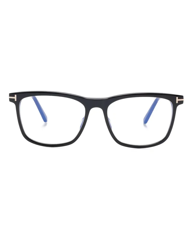 Tom Ford Brille mit eckigem Gestell - Schwarz Schwarz