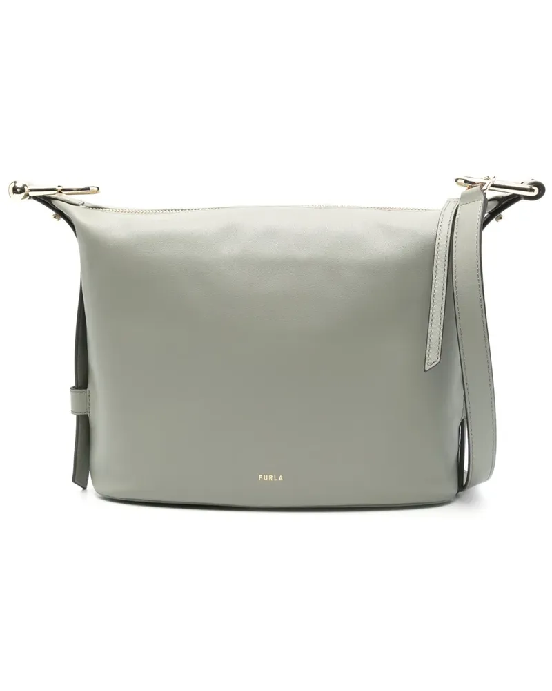 Furla Mittelgroße Nuvola Schultertasche - Grün Grün