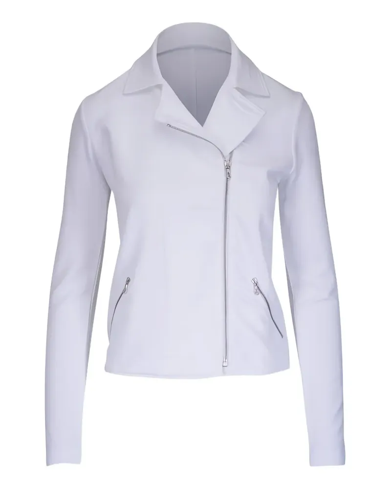 Majestic zip-fastening jacket - Weiß Weiß