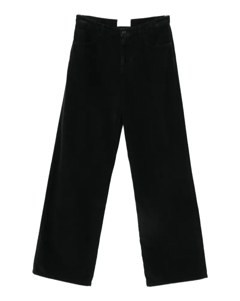The Row Eglitta corduroy-effect trousers - Schwarz Schwarz