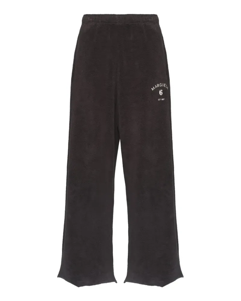 Maison Margiela brushed fleece cotton sweatpants - Grau Grau