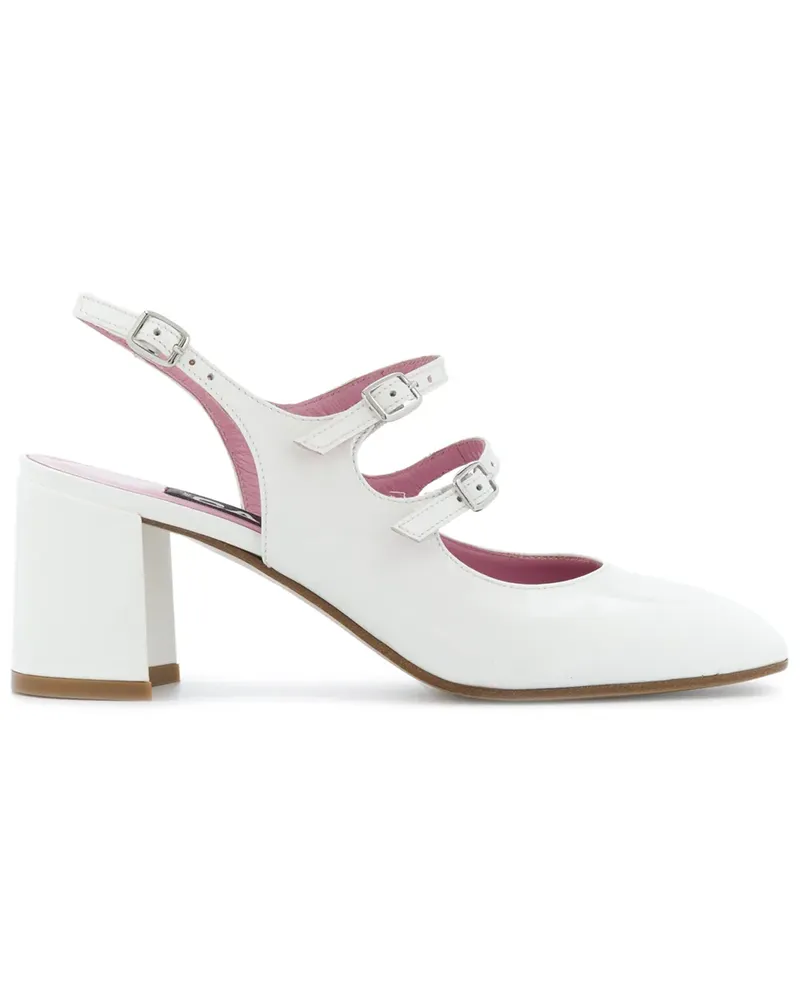 Carel Banana strapped pumps - Weiß Weiß