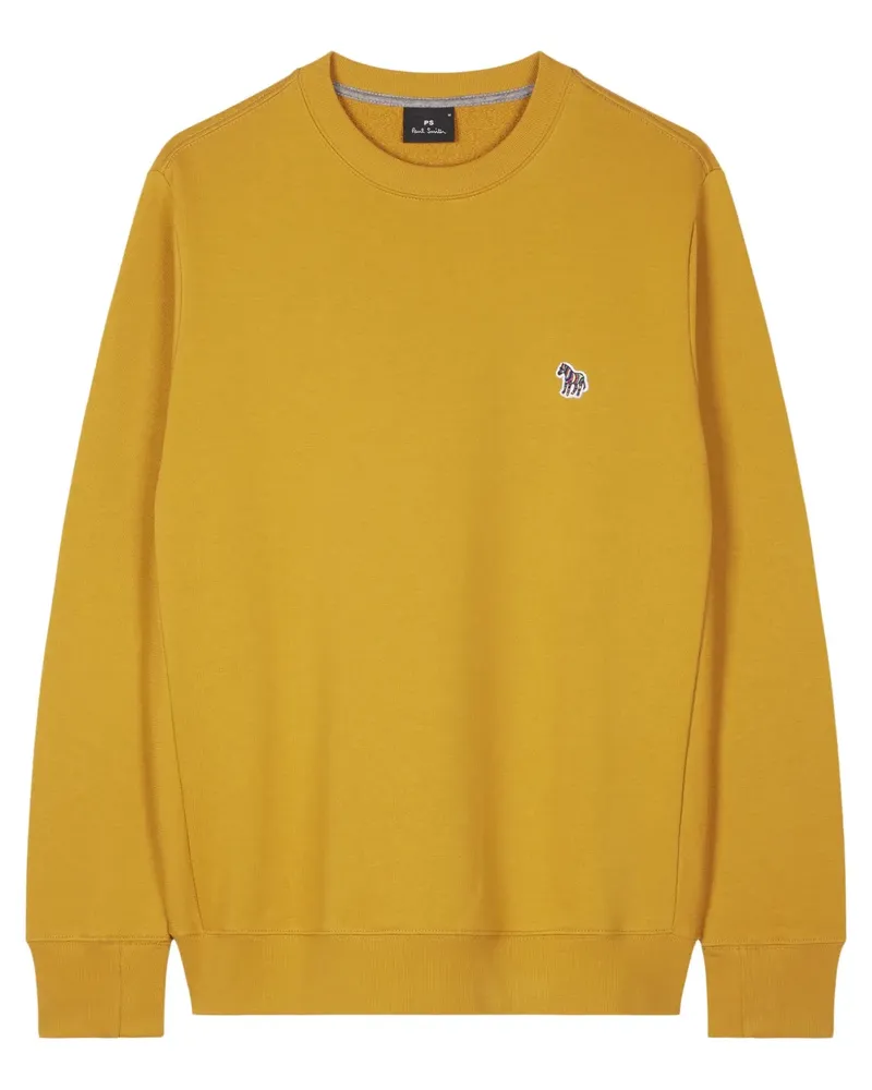 Paul Smith Sweatshirt mit Logo-Stickerei - Gelb Gelb