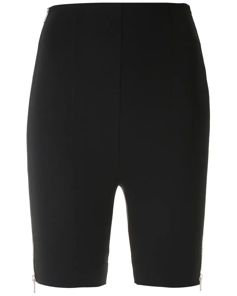 Gloria Coelho Biker-Shorts mit Reißverschluss - Blau Blau