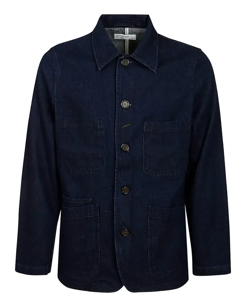 Universal Works Jacke mit aufgesetzten Taschen - Blau Blau