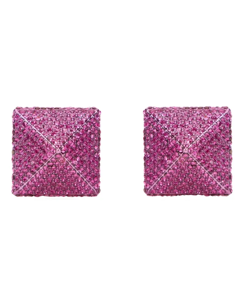 Valentino Garavani Rockstud earrings - Rosa Rosa