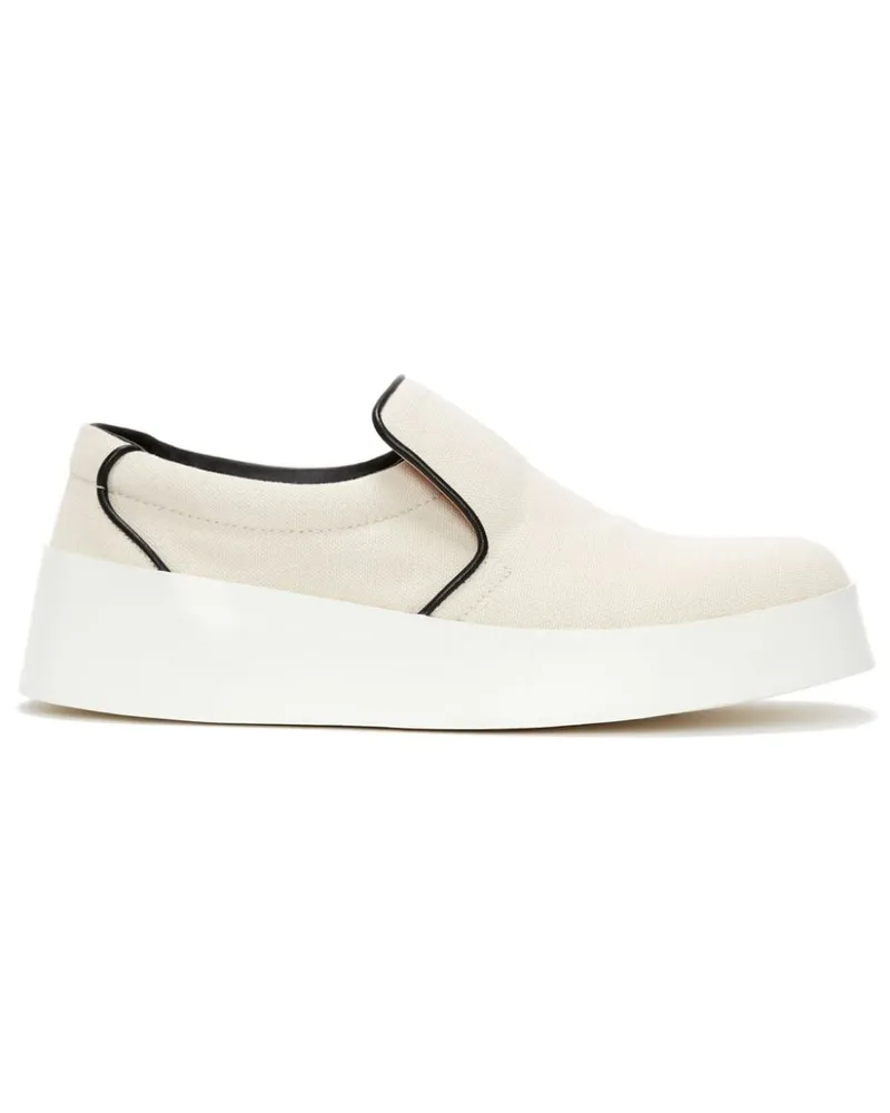 J.W.Anderson Slip-On-Sneakers aus Canvas Nude