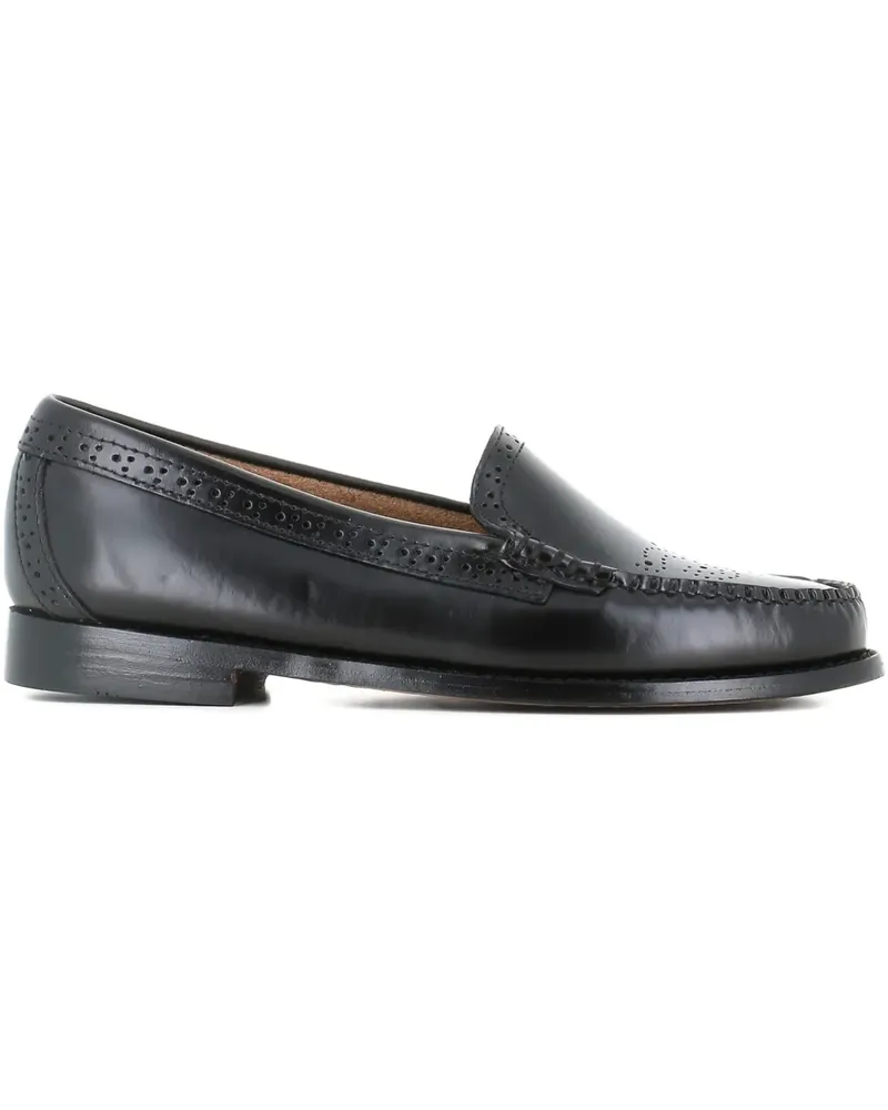 G.H. Bass & Co. brogue detail loafer - Schwarz Schwarz
