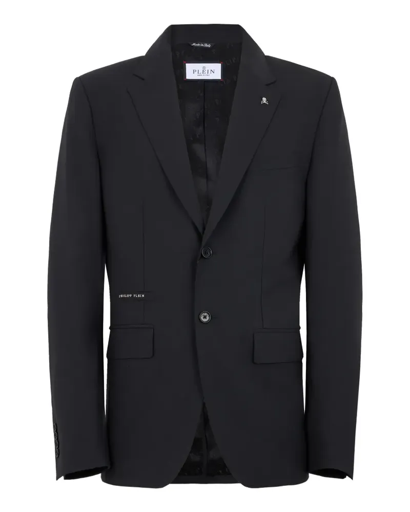 Philipp Plein Skull Strass blazer - Schwarz Schwarz