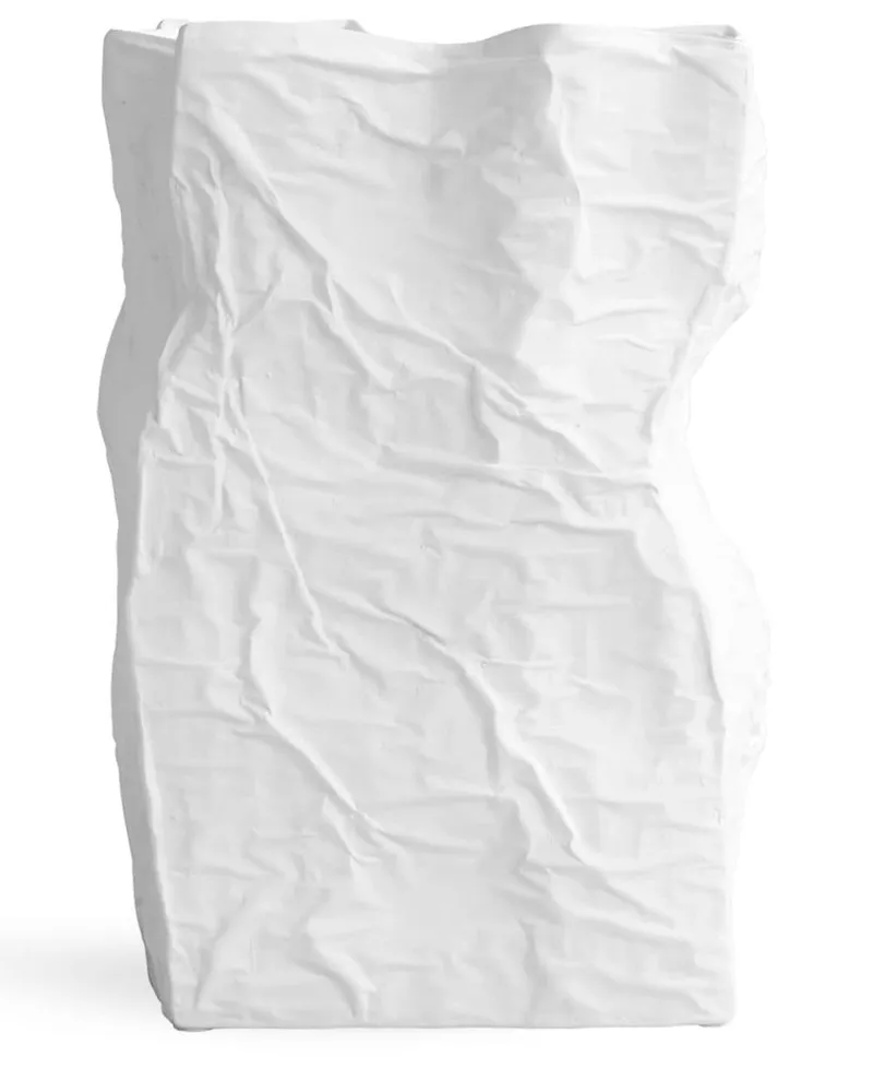 Große Kami Keramikvase (49,5cm x 35cm) - Weiß