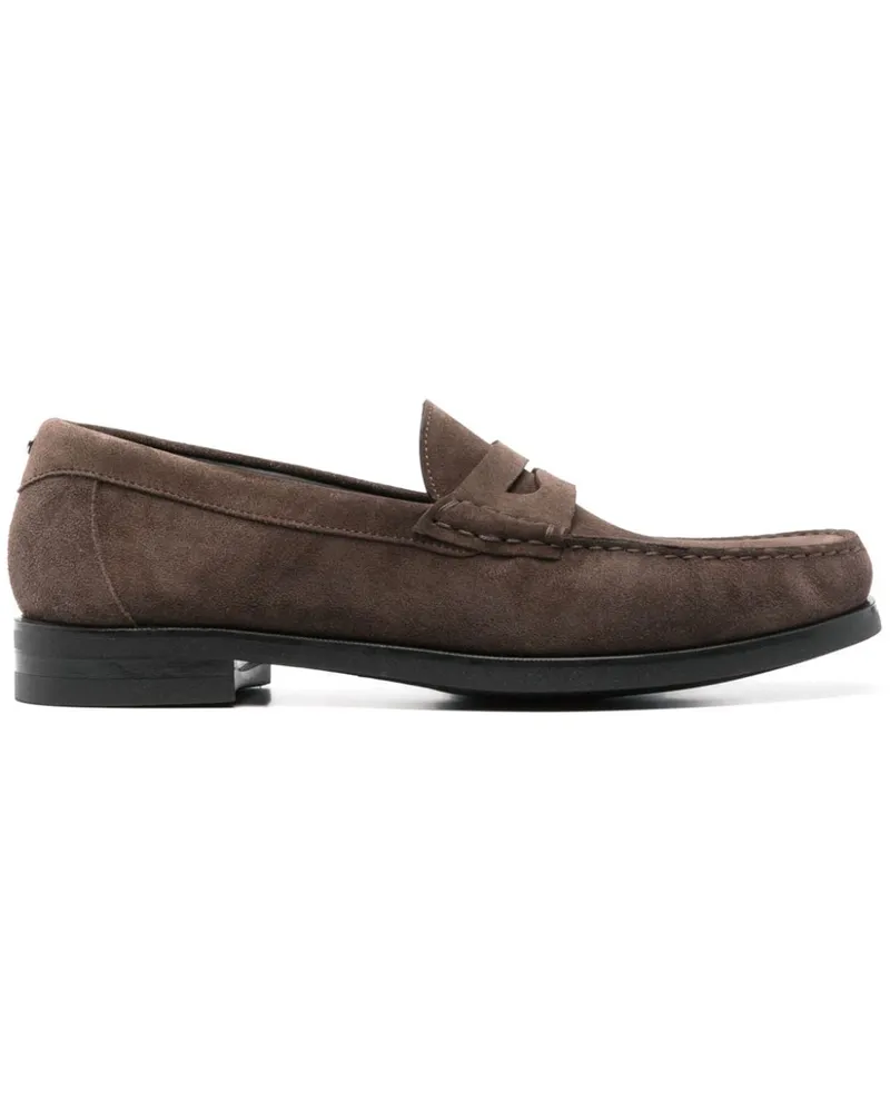 Canali Loafer aus Wildleder - Braun Braun