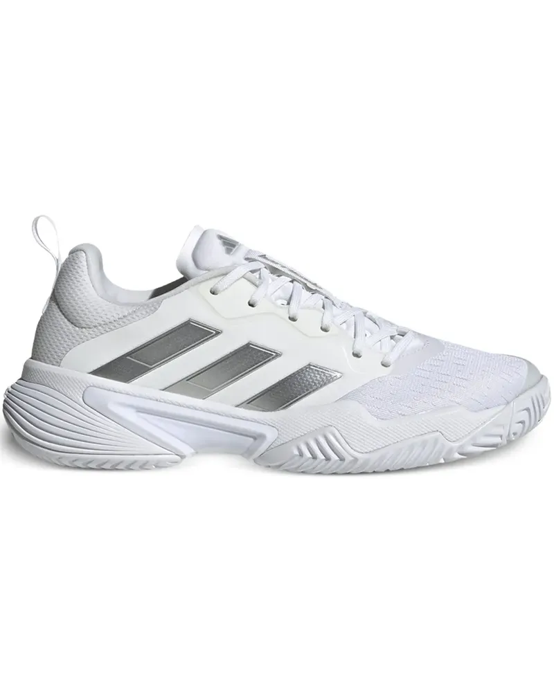 adidas Barricade White Sneakers - Weiß Weiß