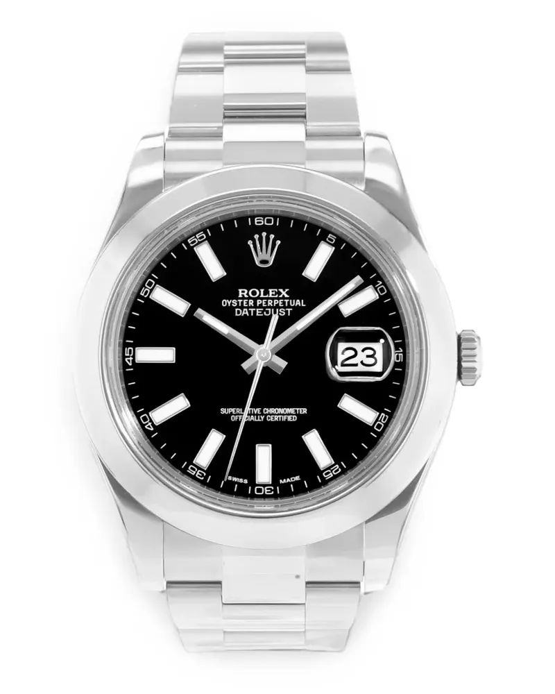 Rolex Datejust II Armbanduhr 41mm - Schwarz Schwarz