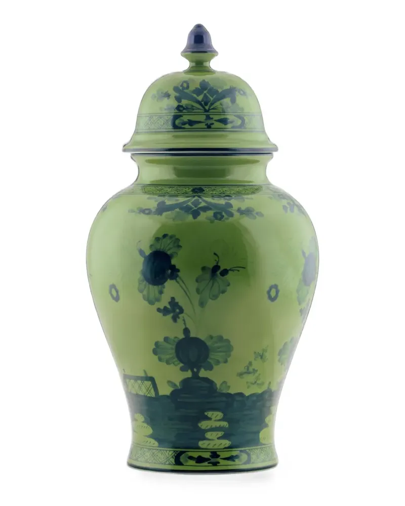 Ginori 1735 Oriente Italiano floral-print vase - Grün Grün