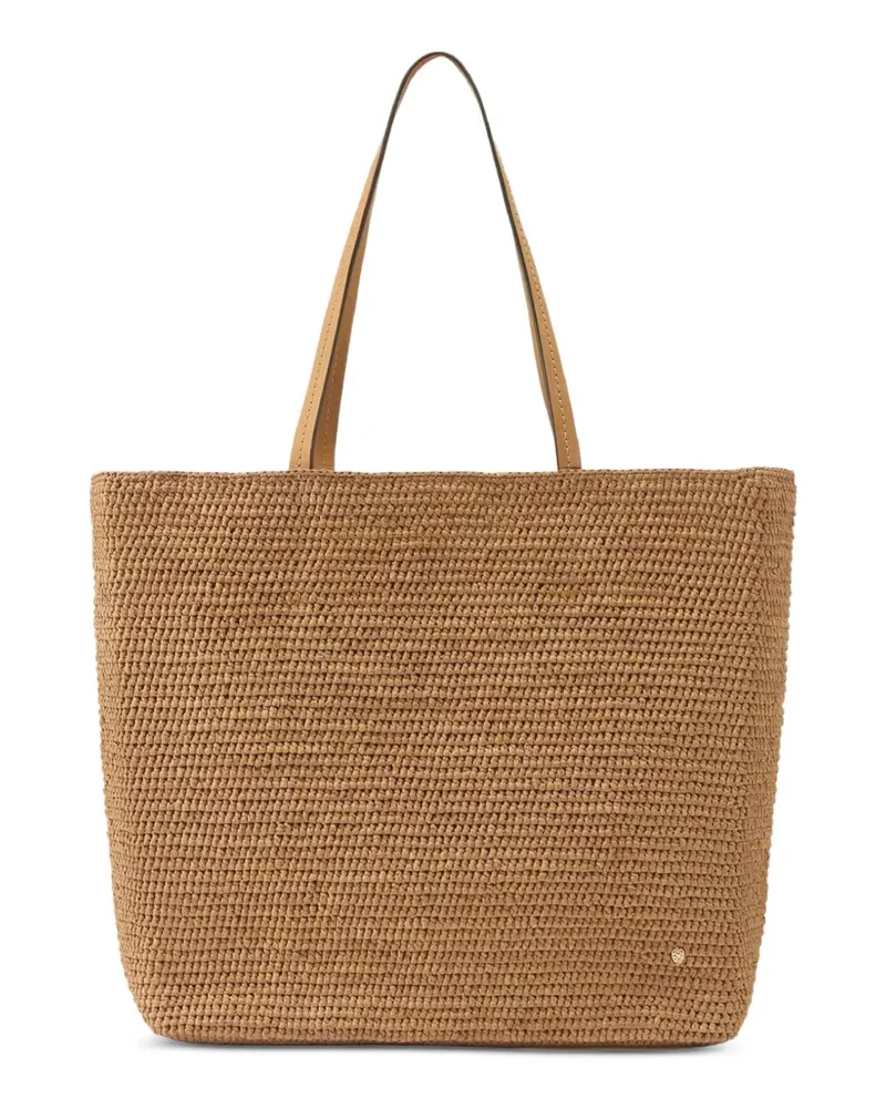 Helen Kaminski Tote Bag aus gewebtem Bast - Nude Nude