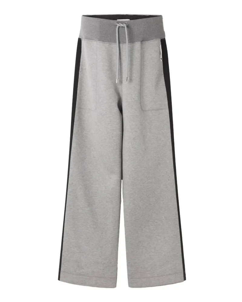 Lanvin wide jogging suit in double-faced jersey - Grau Grau