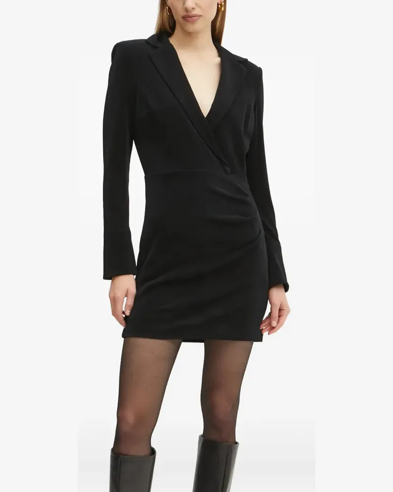 Guess Minikleid im Blazer-Look - Schwarz Schwarz