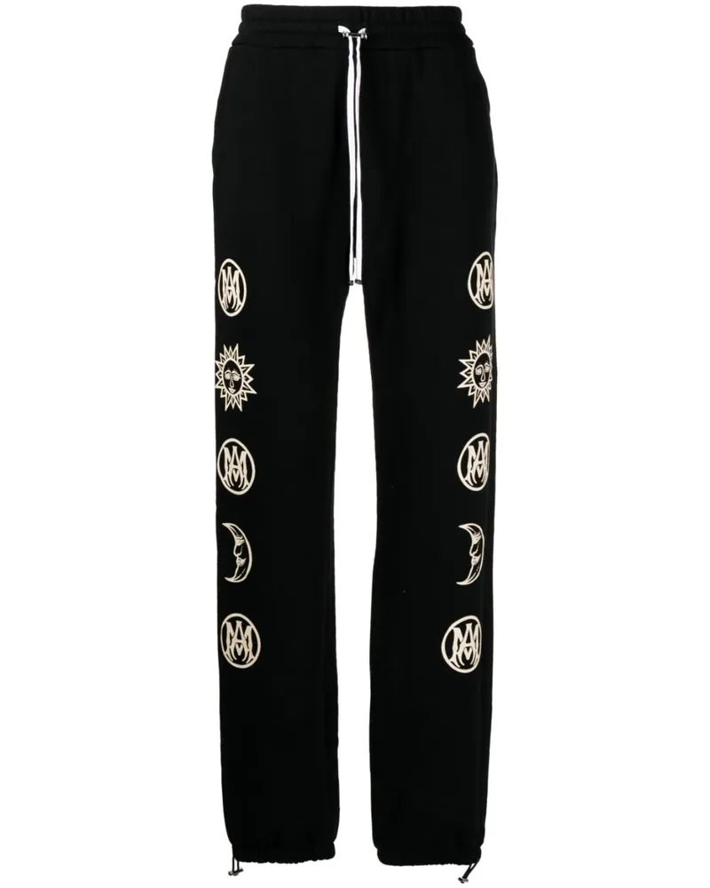 Amiri Hose mit grafischem Print - Schwarz Schwarz