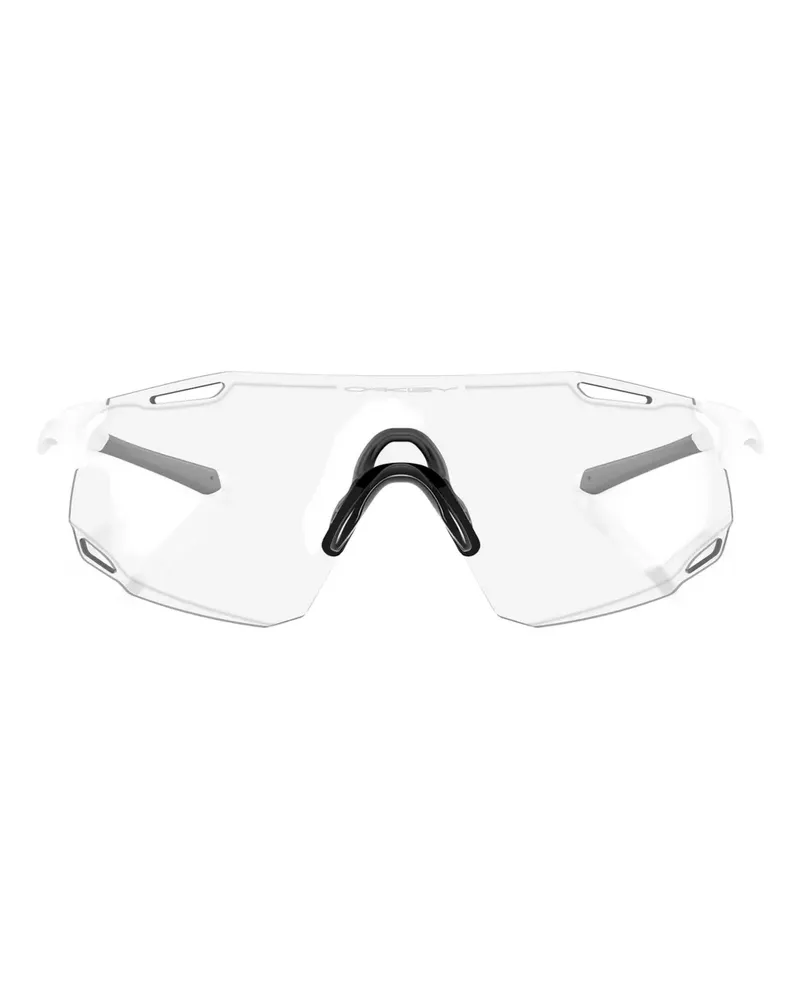 Oakley CYBR DYNO Sonnenbrille im Biker-Look - Weiß Weiß