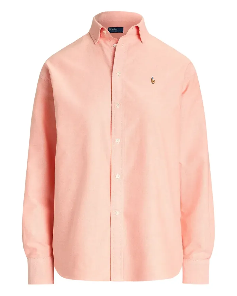 Ralph Lauren Hemd mit Logo-Stickerei - Orange Orange