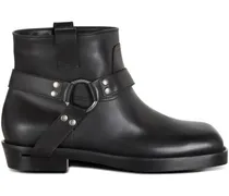 Knöchelhohe Bikerstiefel - Schwarz