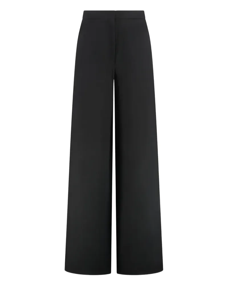 Max Mara Hose mit geradem Bein - Schwarz Schwarz