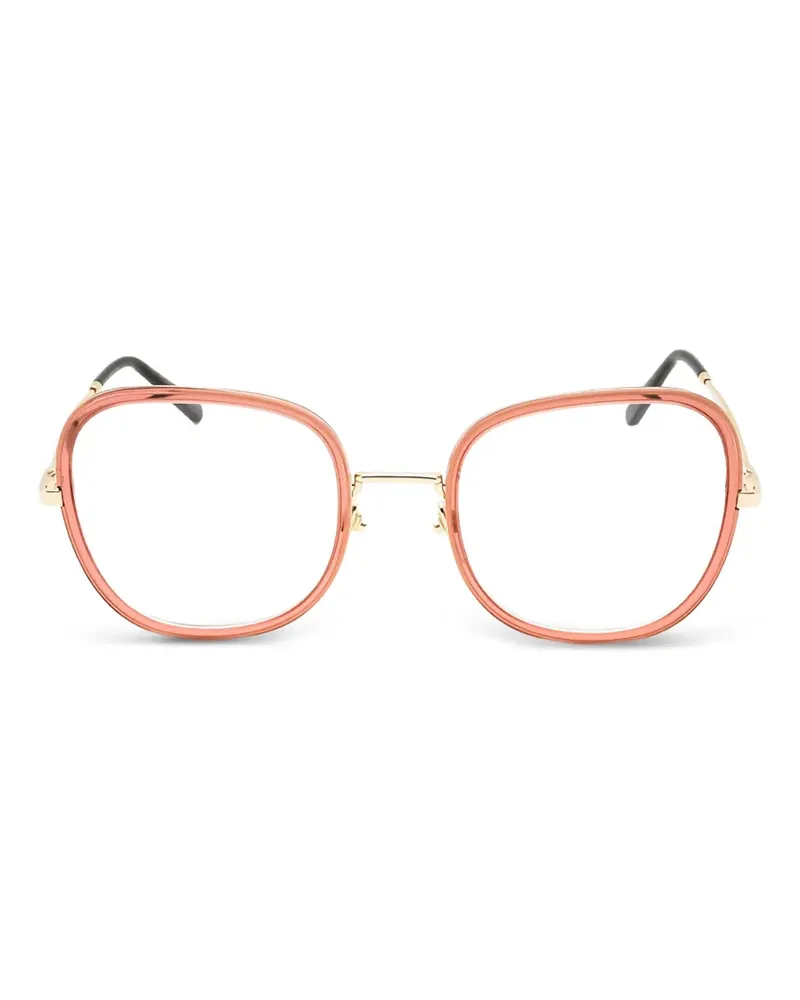 Marc Jacobs Brille mit eckigem Gestell - Orange Orange