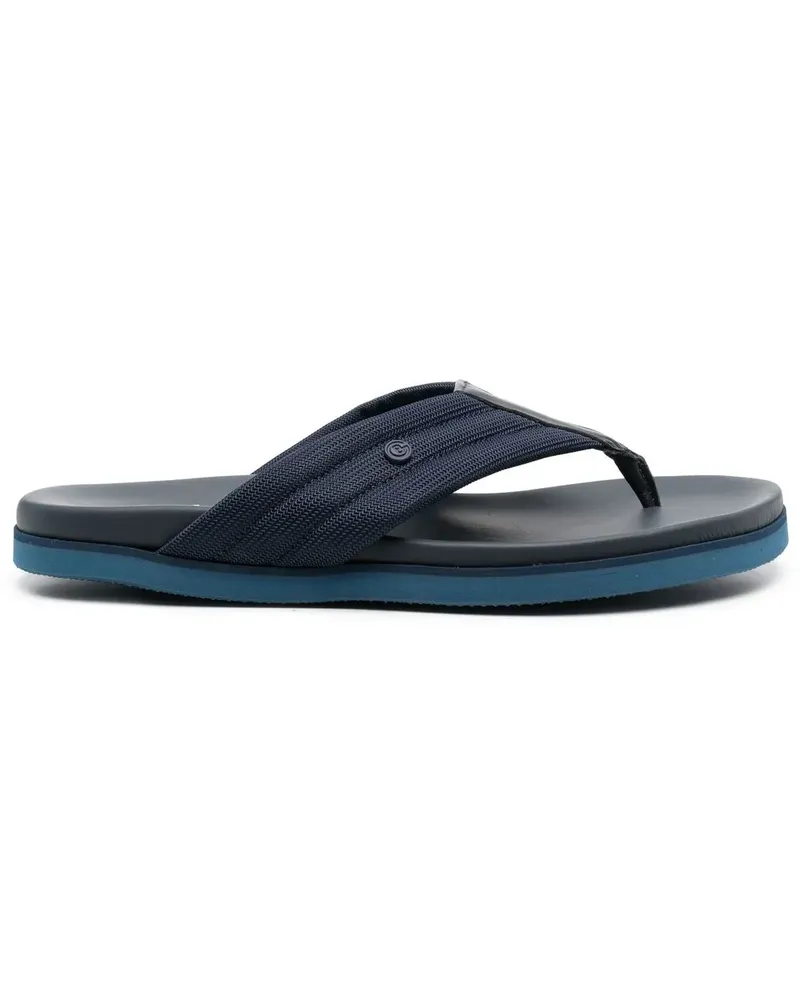 Baldinini Flip-Flops mit Logo-Schild - Blau Blau
