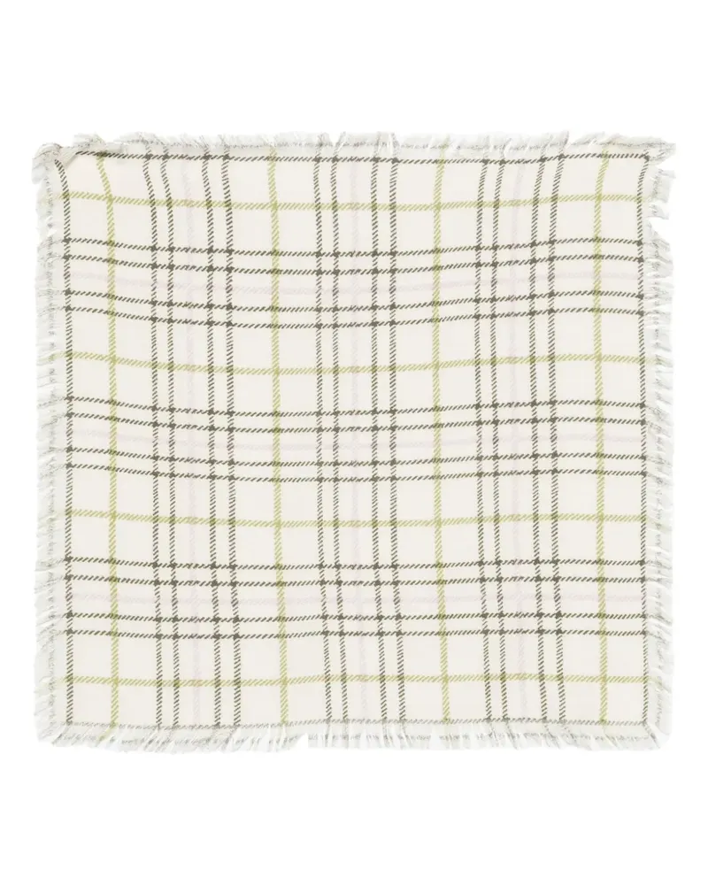 Eric Bompard Twill-Schal mit mini Print - Nude Nude