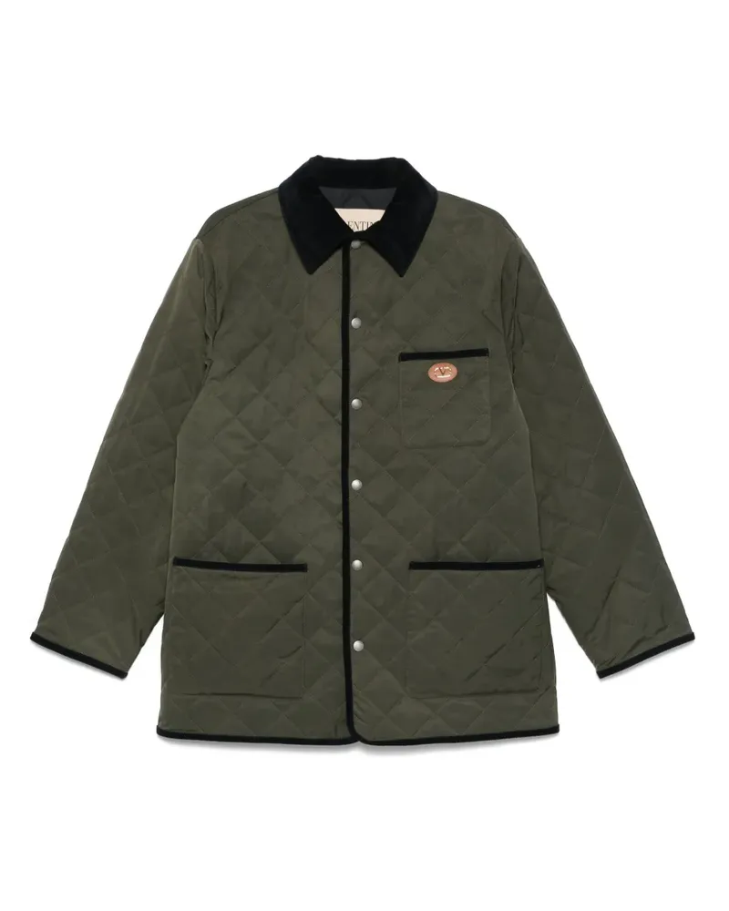 Valentino Garavani Gesteppte VLogo Signature Jacke - Grün Grün