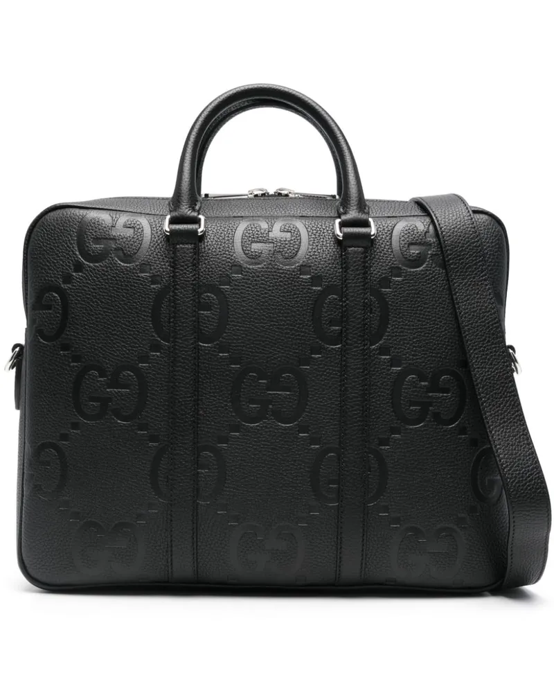 Gucci Aktentasche mit Jumbo GG - Schwarz Schwarz