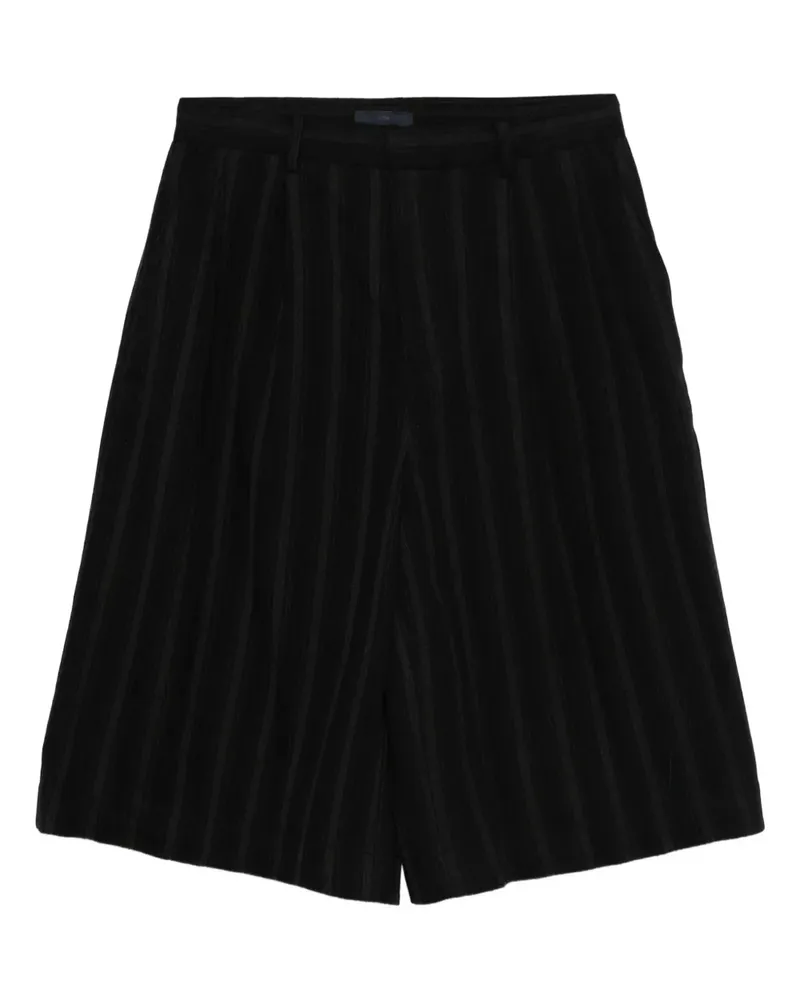 JUUN.J Shorts mit Nadelstreifen - Schwarz Schwarz