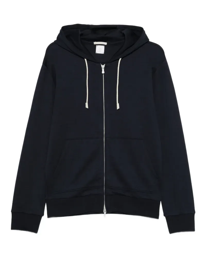 Eleventy zip-up hoodie - Blau Blau