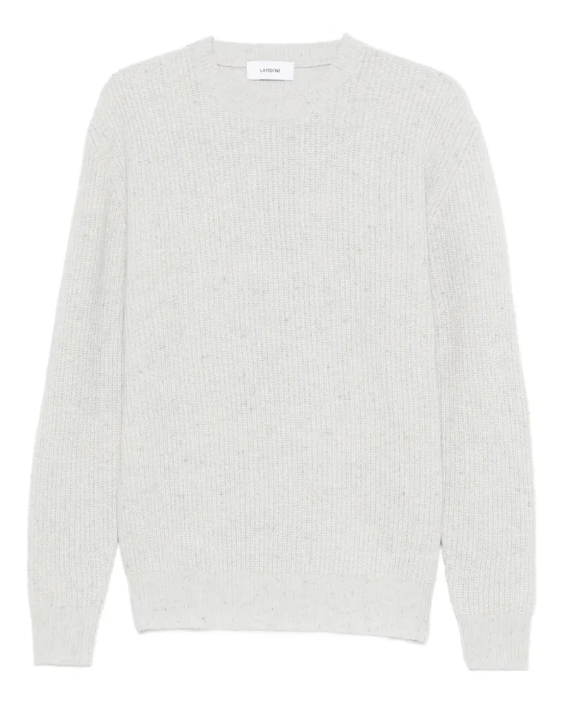 LARDINI Gerippter Strickpullover - Nude Nude