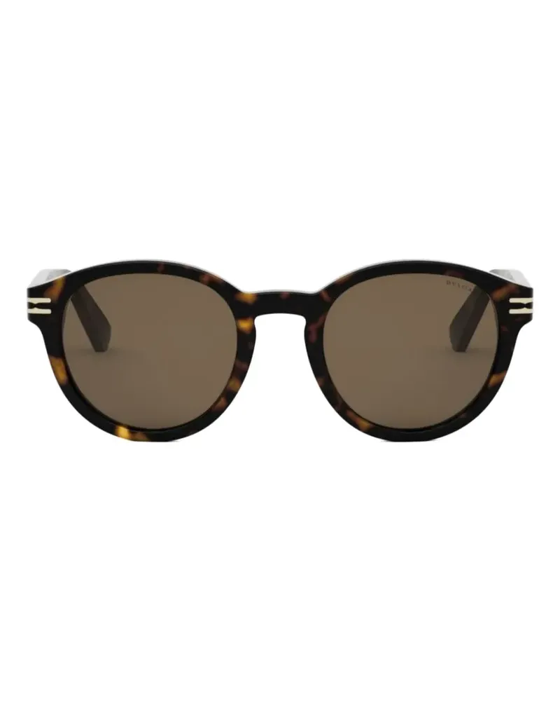 Bulgari round-frame sunglasses - Braun Braun