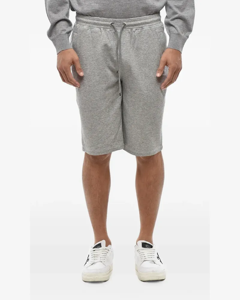 Corneliani elasticated-drawstring track shorts - Grau Grau