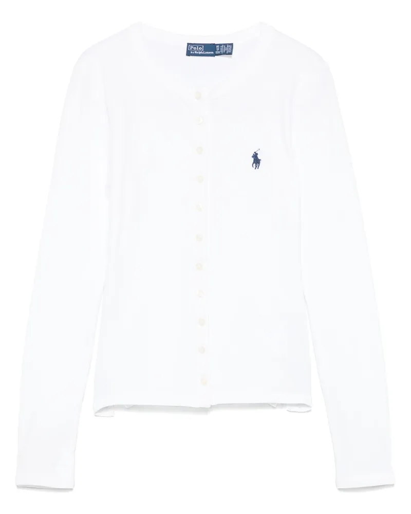 Ralph Lauren Hemd mit Polo Pony-Stickerei - Weiß Weiß