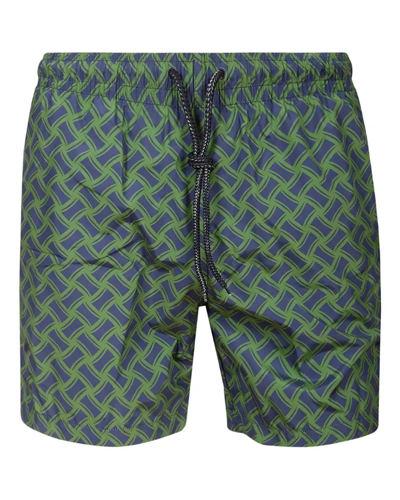 Drumohr  printed swim shorts - Grün Grün