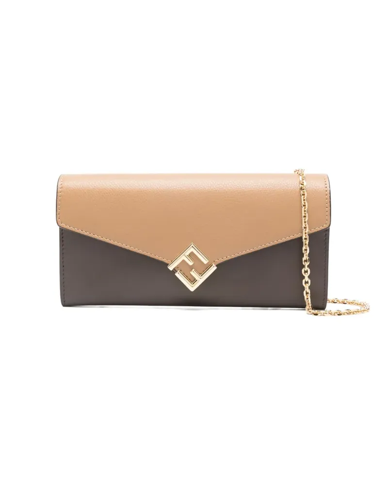 Fendi leather mini bag - Braun Braun