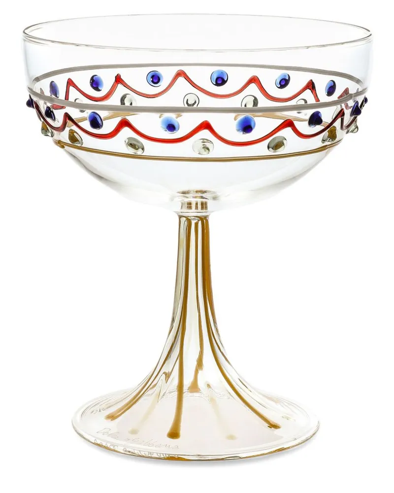 Dolce & Gabbana Champagnerglas - Weiß Weiß