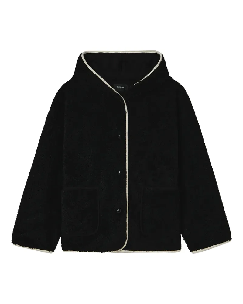 Tout a Coup hooded pocket jacket - Schwarz Schwarz