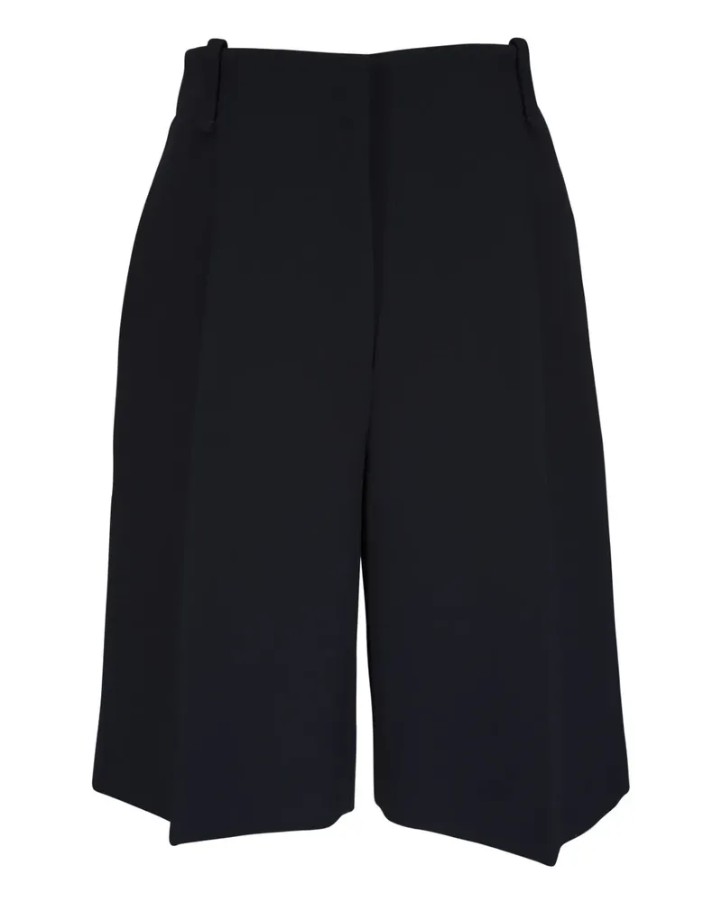 KHAITE Laden Shorts mit Faltendetail - Schwarz Schwarz