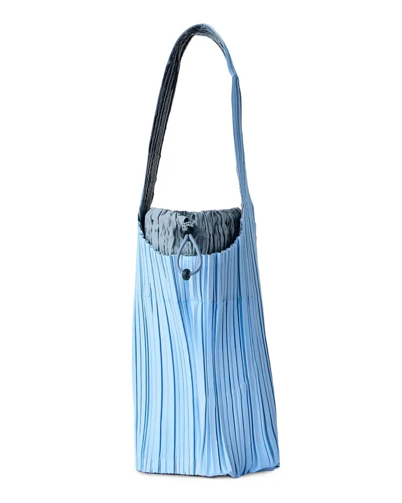 Issey Miyake Pleats Swan Tote Bag - Blau Blau