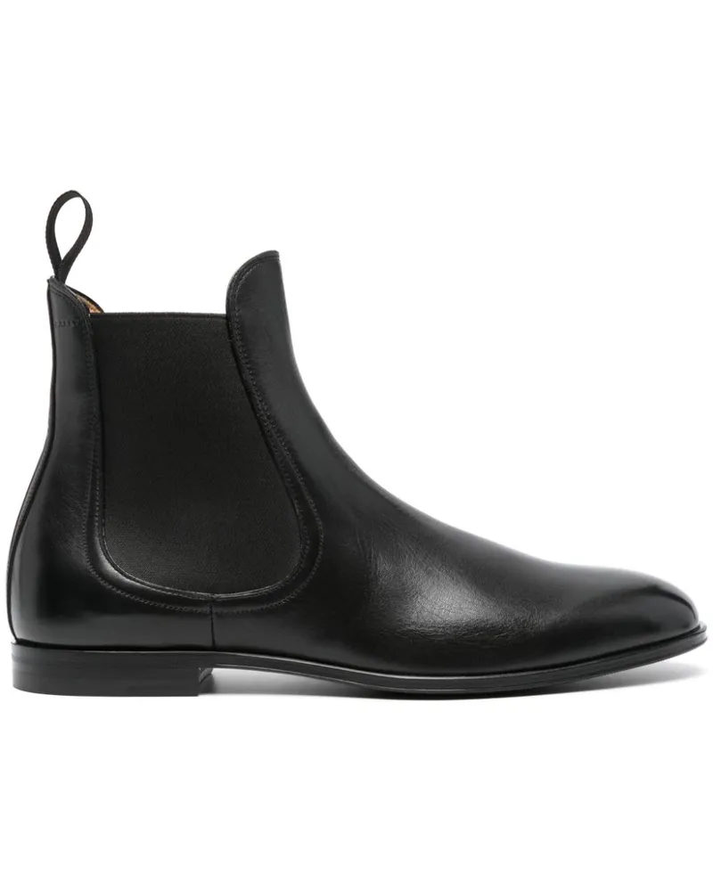Bally Knöchelhohe Lederstiefel - Schwarz Schwarz