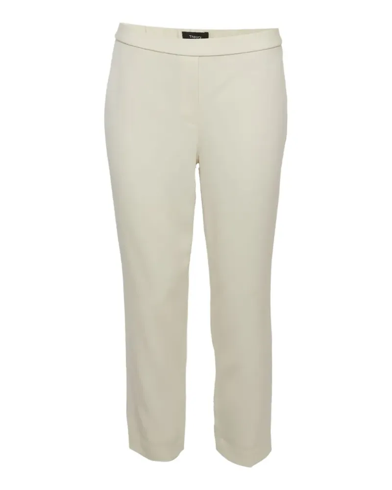 Theory textured crepe trousers - Nude Nude