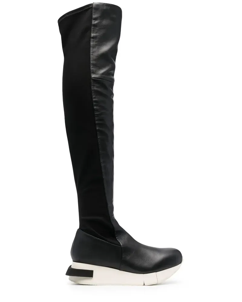 Paloma Barceló Stiefel mit Plateau - Schwarz Schwarz