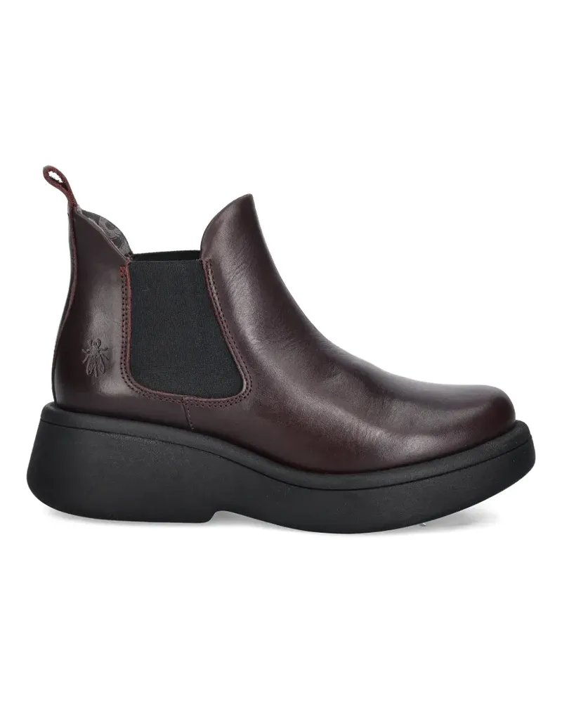 Fly London pull-on-style chelsea boots - Rot Rot