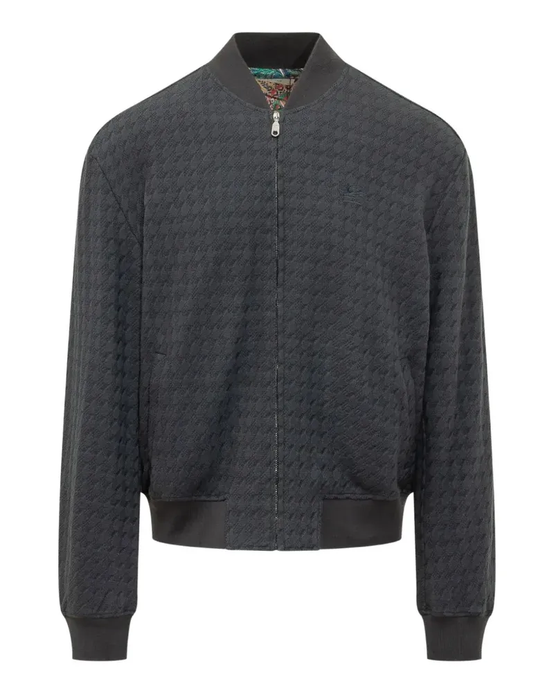 Etro Gemusterte Bomberjacke - Grau Grau